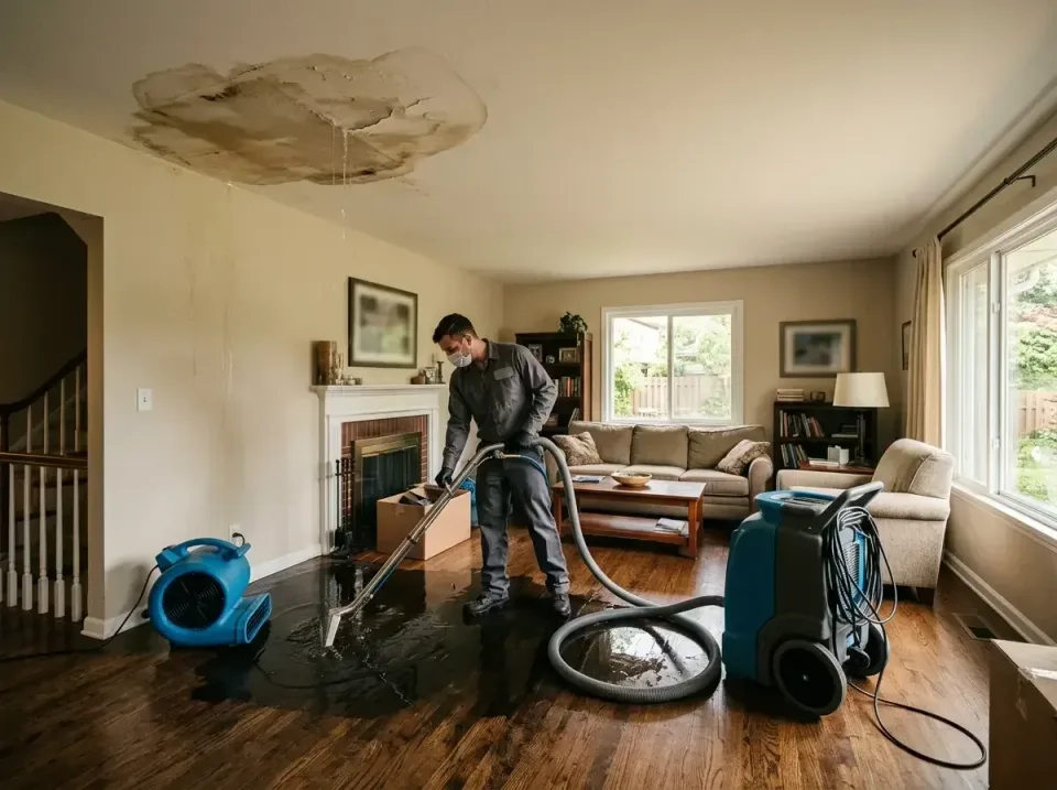 attic-pipe-burst-ceiling-drip-008 — frequently asked questions, Water Damage Restoration & Carpet Care in Circle Pines, MN